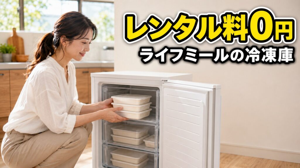 ライフミールの冷凍庫レンタルのアイキャッチ