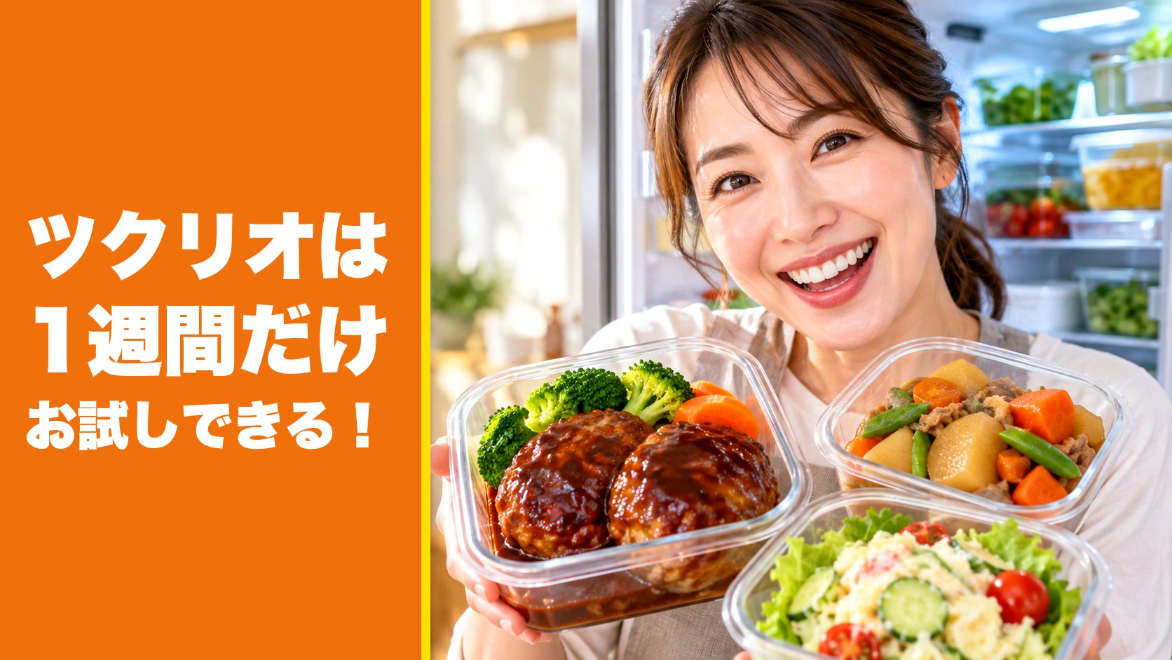 ツクリオは1週間だけお試しできる